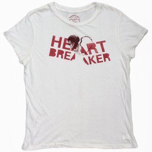 XL White Old Navy Lightweight Graphic Tee